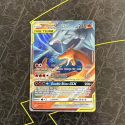 Pokemon TCG Reshiram & Charizard GX Holo Card 20/214 Unbroken Bonds - Image 1