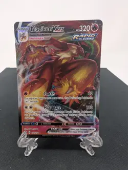 Pokemon Blaziken VMAX Full Art 21/198 Chilling Reign Ultra Rare Holo TCG Card - Image 1