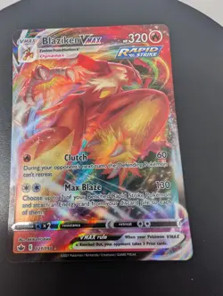 Pokemon Blaziken VMAX Full Art 21/198 Chilling Reign Ultra Rare Holo TCG Card - Image 4