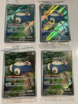 Snorlax SVP EN 051 Black Star Promo Scarlet & Violet Pokemon 151 Card - SEALED - Image 1