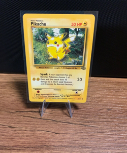 Pikachu Pokemon Card 60/64 Vintage Jungle Unlimited NM - Image 3