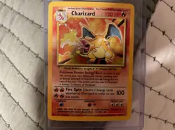 Pokemon TCG Base Set Charizard Holo Rare Card 4/102 NM!! - Image 1