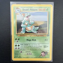 Giovanni's Nidoqueen - 23/132 - Pokemon Gym Challenge Non Holo Rare Card - MP - Image 1
