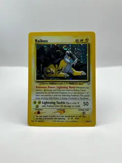 Pokemon Card - 13/64 Raikou Holo Neo Revelation WOTC - Image 1