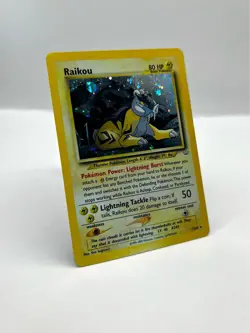 Pokemon Card - 13/64 Raikou Holo Neo Revelation WOTC - Image 2