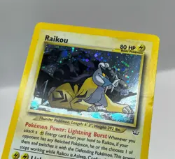 Pokemon Card - 13/64 Raikou Holo Neo Revelation WOTC - Image 4