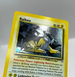 Pokemon Card - 13/64 Raikou Holo Neo Revelation WOTC - Image 5