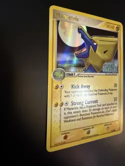 Pokemon TCG Manectric Holo Rare Card 8/100 EX Crystal Guardians EN-MP 2006 NM - Image 5