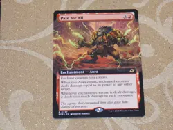 MTG Extended Art Pain for All x1 Rare Edge of Eternity NM Low S&H - Image 1