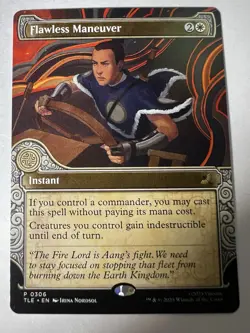 1x - Flawless Maneuver - Showcase #306 - Avatar: Eternal - NM MTG - Image 1
