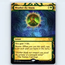 MTG Weather the Storm Foil Etched 58 Strixhaven Mystical Archives R NM Magic - Image 1
