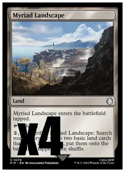 MTG | Myriad Landscape (x4 Playset) | (NM) Universes Beyond: Fallout - Image 1