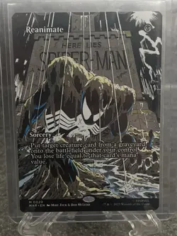Magic The Gathering Spiderman - Reanimate (Borderless) Regular - M 0020 - Image 1