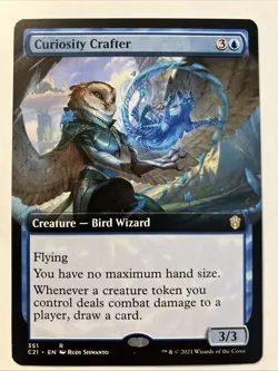 Curiosity Crafter (Extended Art) Commander 2021 Regular - Image 1
