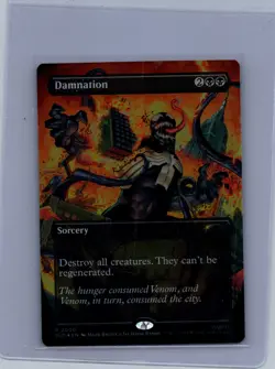 Damnation 2000 Foil Marvel's Spider-Man: Venom Unleashed (Colors) Secret Lair - Image 1