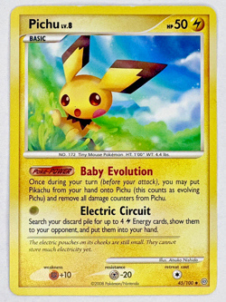 Pokemon Pichu 45/100 Stormfront Regular Uncommon LP - Image 1