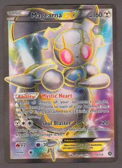 Pokemon Steam Siege Magearna EX 110/114 Full Art Ultra Rare 2016 Near Mint NM - Image 1