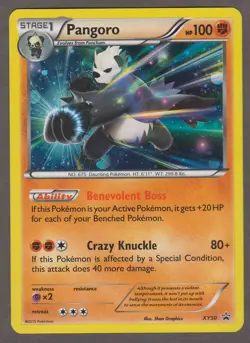 Pokemon XY Black Star Promo Pangoro XY50 Holo Rare 2015 Near Mint NM - Image 1