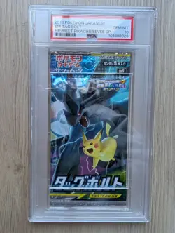 [PSA 10] Tag Bolt Booster Pack Sealed Japanese 2018 Pokemon - Image 1