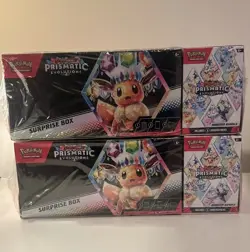 Pokemon Prismatic Evolutions Surprise Box Booster Sam's Club Bundle *Lot Of 2* - Image 1