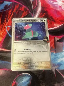 Team Rocket's Porygon 153/182 Reverse Holo SV10: Destined Rivals Pokemon TCG - Image 1