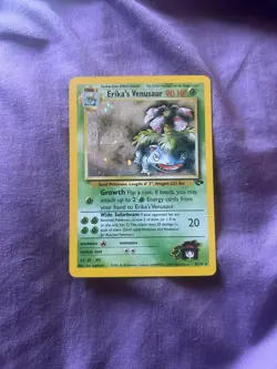1999 Erika's Venusaur Gym Challenge Holo Pokemon Card 4/132 - Image 1
