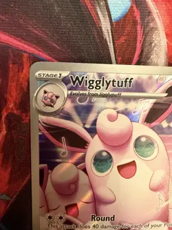 Pokemon TCG Wigglytuff 105/094 Illustration Rare Phantasmal Flames NM - Image 3