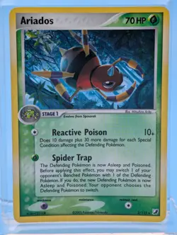 Ariados 2/115 Holo - Rare - Pokemon EX Unseen Forces - LP - See Video - Image 1