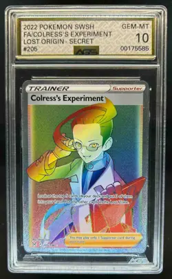 2022 Pokemon SWSH Lost Origin Colress's Experiment #205/196 TAG 10 - Image 1