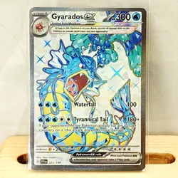 Pokemon Scarlet And Violet Base Set Gyarados Ex #225 Full Art Holo Ultra Rare - Image 2