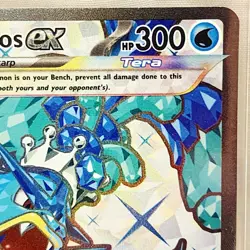 Pokemon Scarlet And Violet Base Set Gyarados Ex #225 Full Art Holo Ultra Rare - Image 4