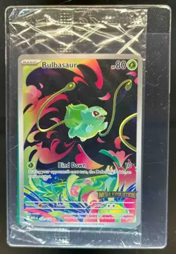 2025 Pokemon Mega Evolution Bulbasaur Promos Stamp Sealed #133/132 - Image 1