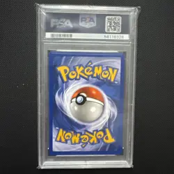 Pokemon TCG Scyther Base Set 2 17/130 Holo Unlimited Holo Rare PSA 8 - Image 2