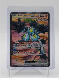 SANDY SHOCKS EX 2023 POKEMON PARADOX RIFT ULTRA RARE 228/182 Q5542 - Image 1