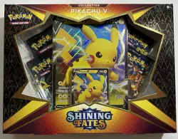 Pokemon TCG: Shining Fates - Pikachu V Collection Box Sealed 2021 - Image 1