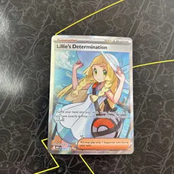 2025 Pokemon Mega Evolution Lillie’s Determination 169/132 Full Art Trainer NM - Image 1