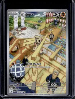 2024 Pokemon Twilight Masquerade Timburr #183/167 - Image 1