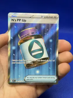 Pokemon ME: Ascended Heroes N’s PP up 262/217 Full Art Ultra Rare NM - Image 2