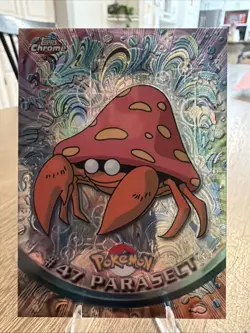🦀 Parasect Spectra 2000 Pokemon Topps Chrome T.V. #47 - Image 1