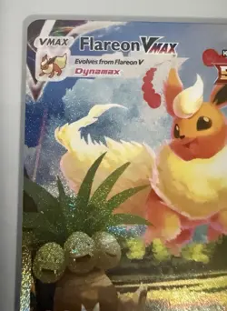 2021 Pokemon Flareon VMAX Black Star Promo SWSH180 Premium Collection NM-M - Image 5