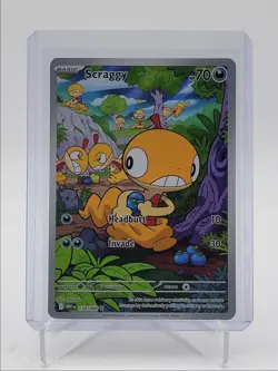 SCRAGGY 2025 POKEMON WHITE FLARE ILLUSTRATION RARE 138/086 Q5542 - Image 1