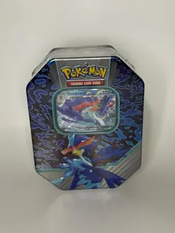 POKEMON PALDEA PARTNERS QUAQUAVAL EX TIN/BOX * FACTORY SEALED - Image 1