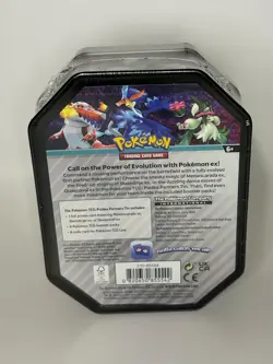 POKEMON PALDEA PARTNERS QUAQUAVAL EX TIN/BOX * FACTORY SEALED - Image 2
