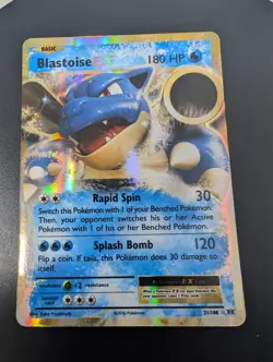 Pokemon TCG 2016 XY Evolutions Blastoise EX 21/108 | Nm/Lp - Image 4