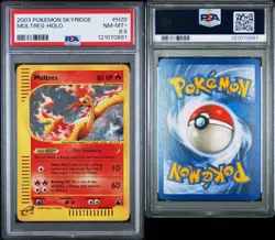 2003 POKEMON SKYRIDGE #H20 MOLTRES-HOLO PSA 8.5 POP 6 - Image 3
