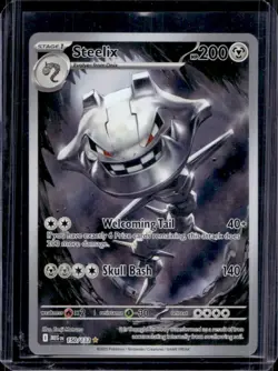 2025 Pokemon Mega Evolution Steelix Illustration Rare #150/132 - Image 1