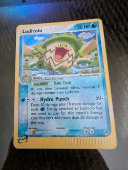 Pokemon Ludicolo EX Sandstorm Rare Holo 90 HP 7/100 2003 Nintendo Pokemon TCG - Image 1