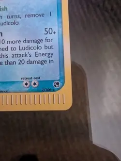 Pokemon Ludicolo EX Sandstorm Rare Holo 90 HP 7/100 2003 Nintendo Pokemon TCG - Image 3