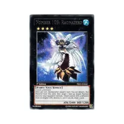 Number 103: Ragnazero Yu-Gi-Oh! PRIO-EN042 1st Rare - Image 1