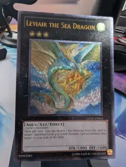 YuGiOh! Leviar The Sea Dragon GENF-EN043 Ultimate Rare LP - Image 2